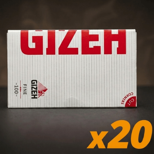 Gizeh Fine Double sarma kağıdı Kırmızı – 20’li Box