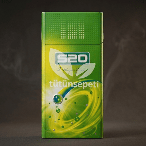 520 2 Ways Green Kalpli sigara – Mentol Yeşil Elma