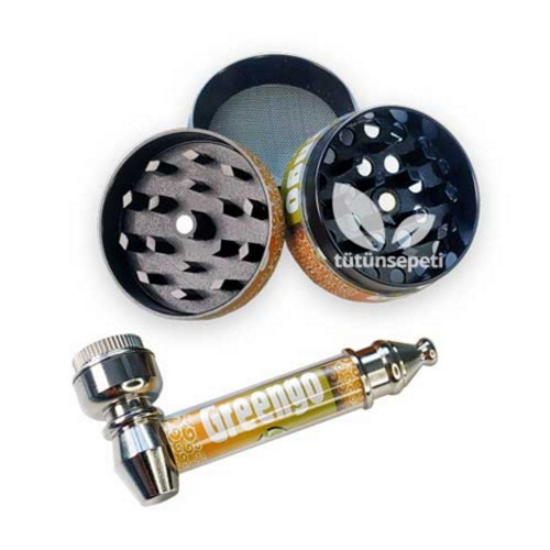 Greengo Metal Grinder ve Pipe seti - Görsel 2