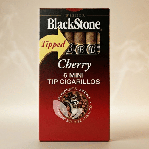 Blackstone Cherry 6 Mini Tip Sigarillo – Ağızlıklı
