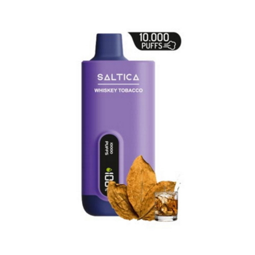 Saltica 10000 Whiskey Tobacco Puff – Dijital ekranlı